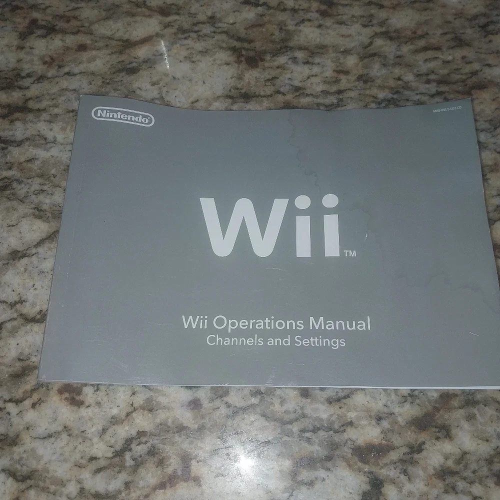 Wii operations manual